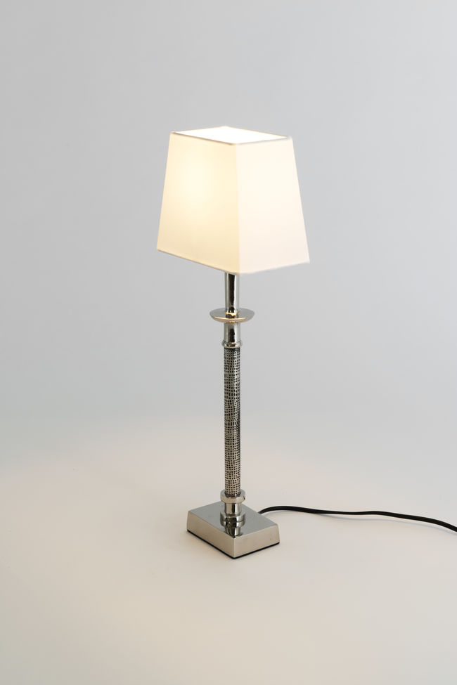 Palmaria Silver Single-arm Table Lamp